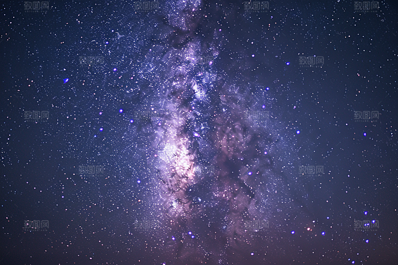 灿烂星空梦幻高清素材