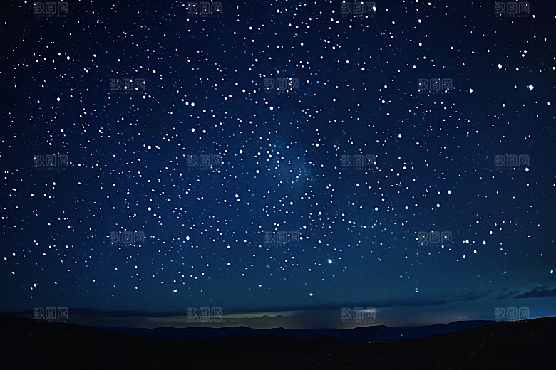 灿烂星空天空唯美素材