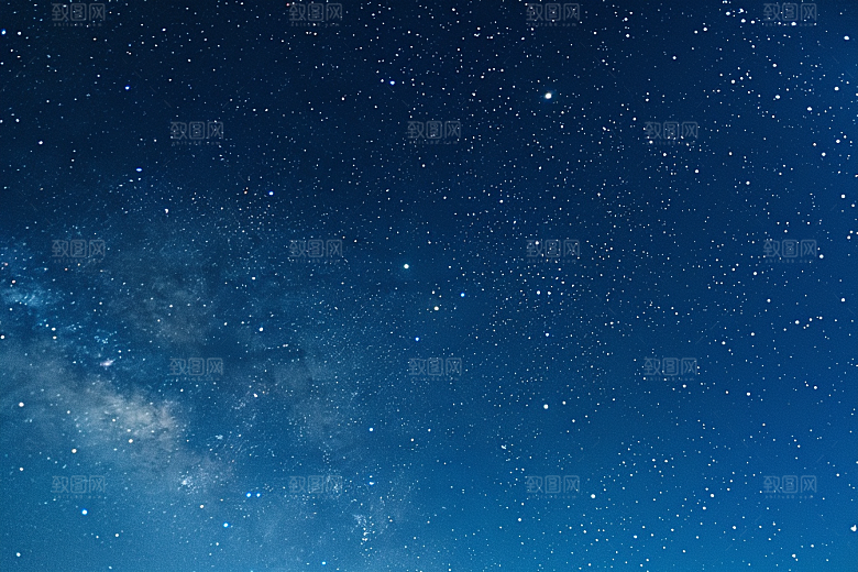 灿烂星空夜景宇宙素材