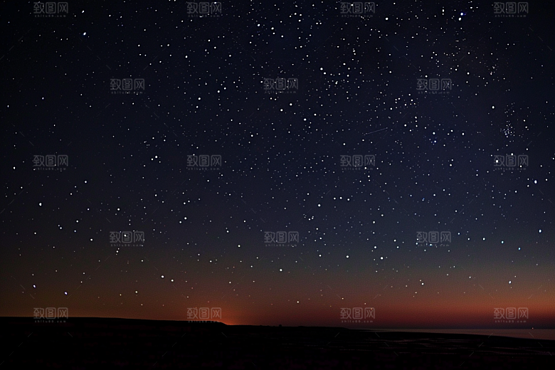 灿烂星空天空夜晚素材