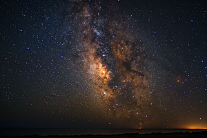 灿烂星空宇宙浪漫素材