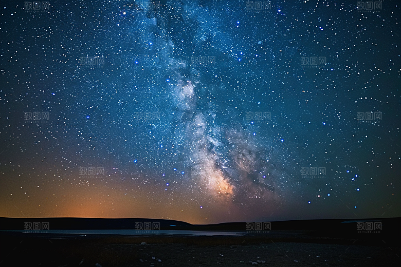 灿烂星空天空太阳系素材
