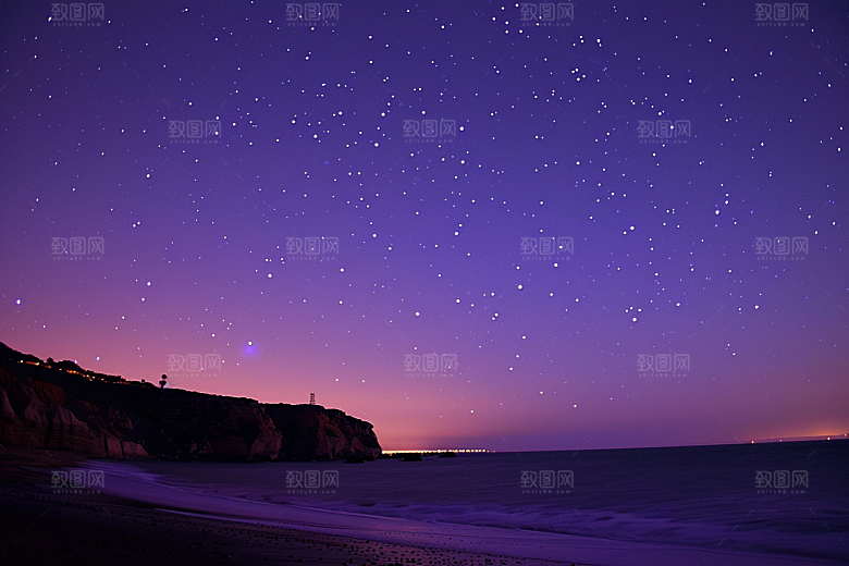 灿烂星空唯美太阳系素材
