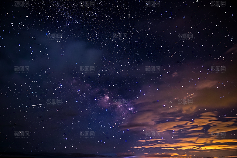 灿烂星空浪漫星辰素材