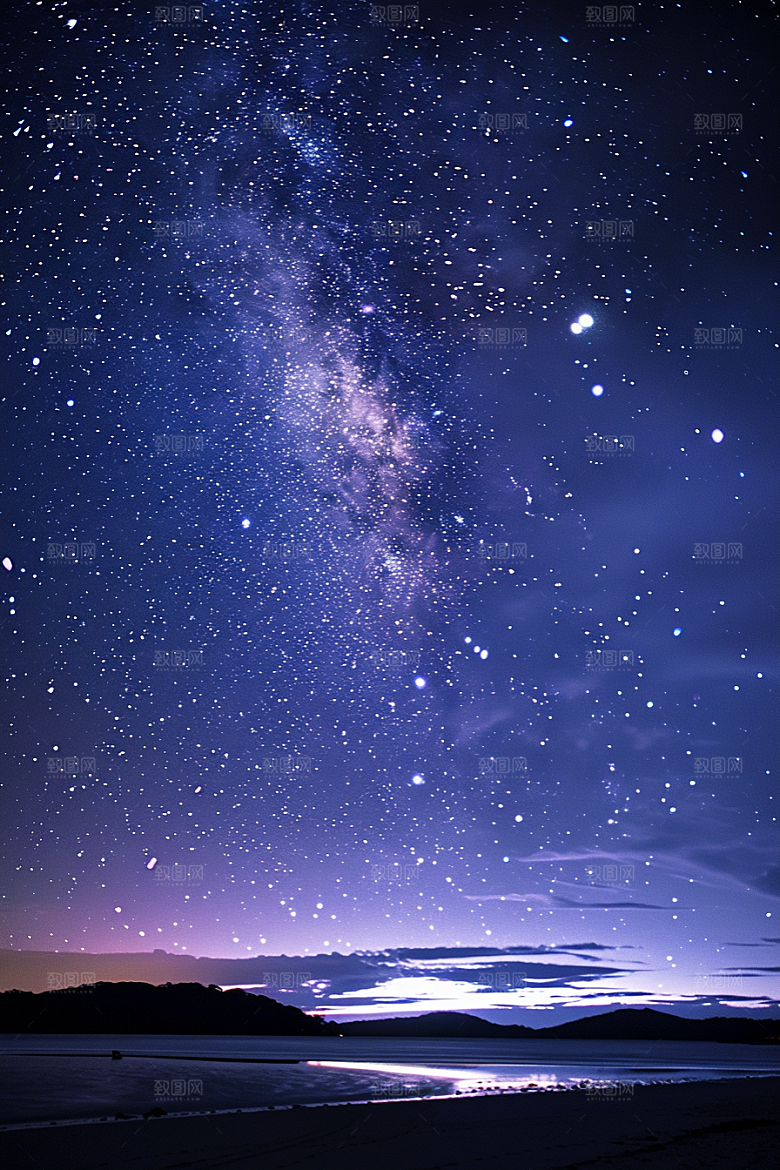 灿烂星空星辰唯美素材