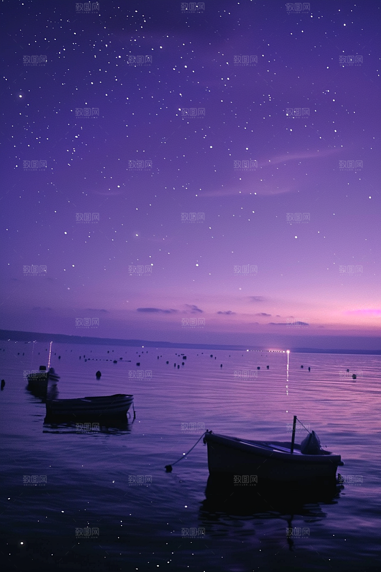 灿烂星空唯美星辰素材