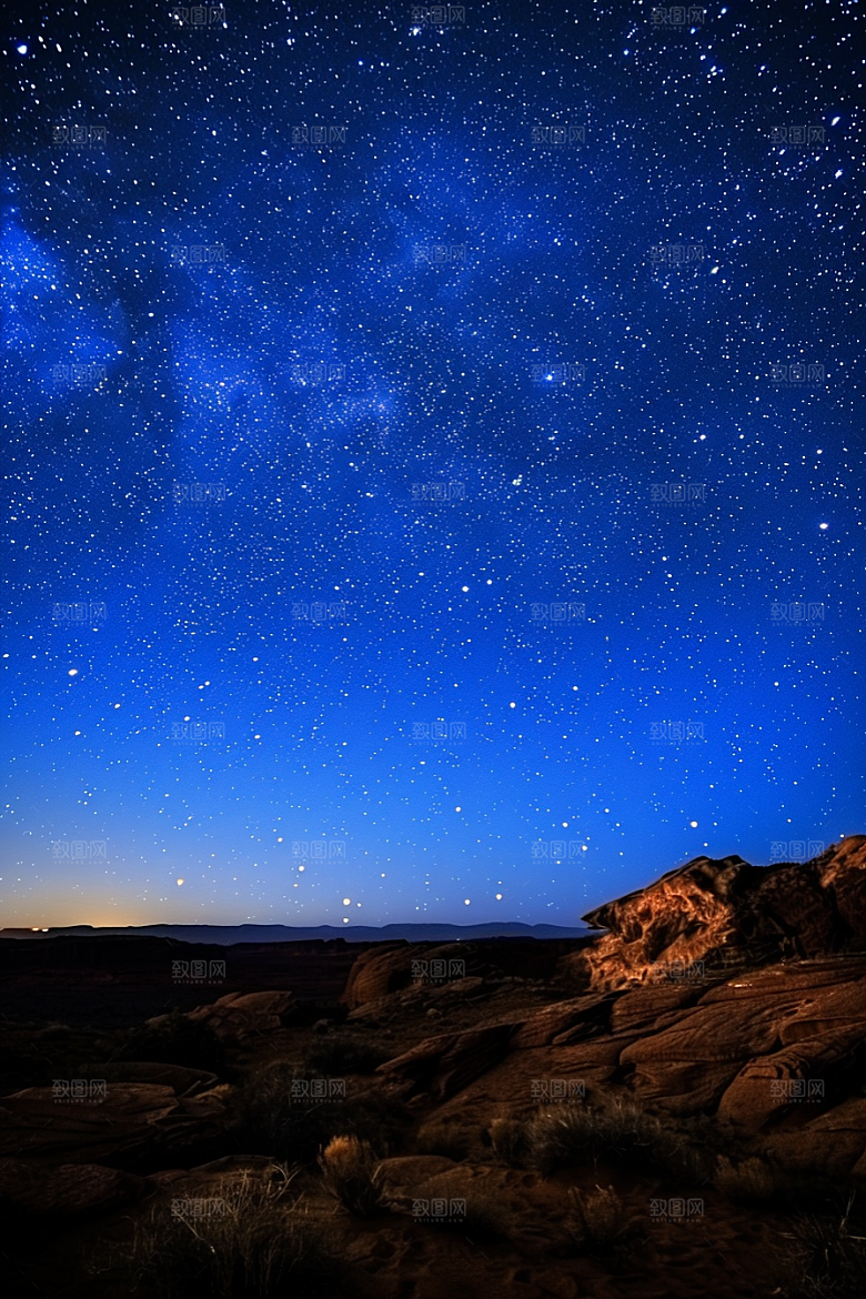 灿烂星空夜晚太阳系素材