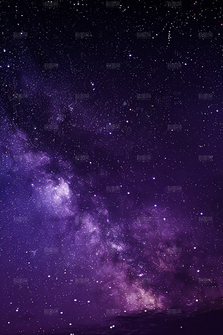 灿烂星空太阳系唯美素材