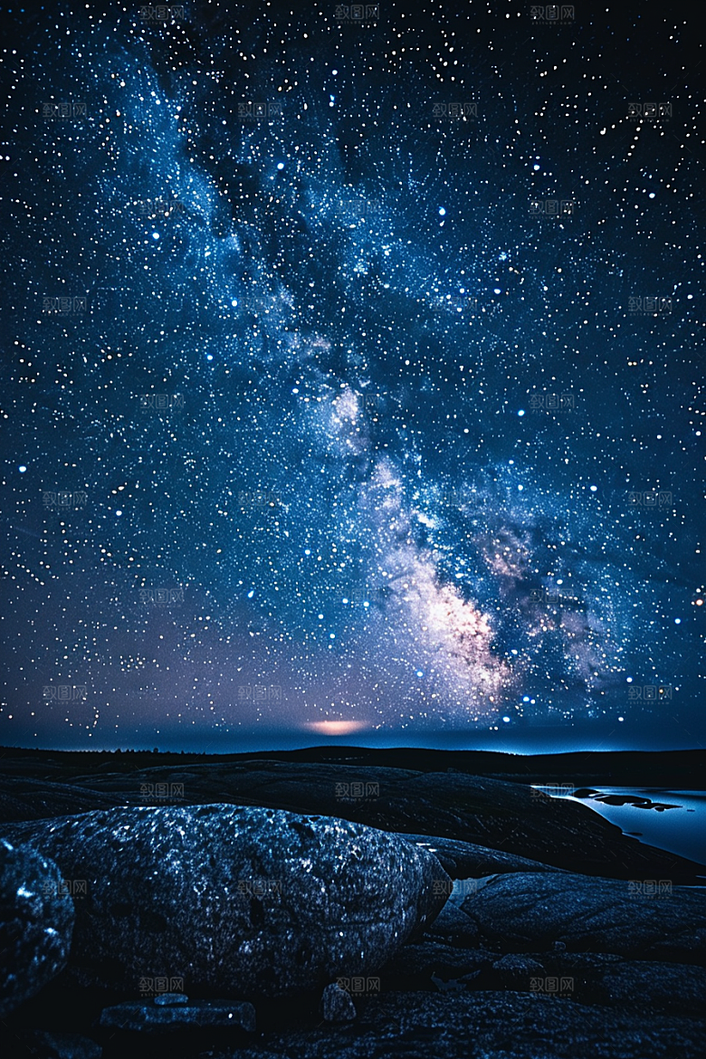 灿烂星空唯美星辰素材