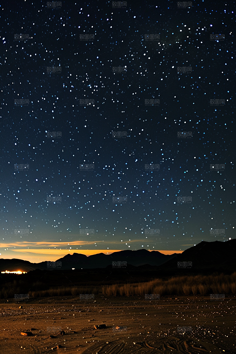 灿烂星空高清银河素材