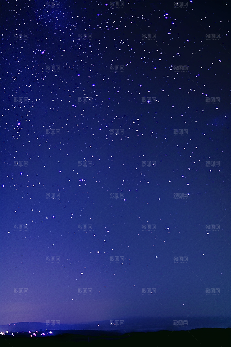 灿烂星空梦幻天空素材