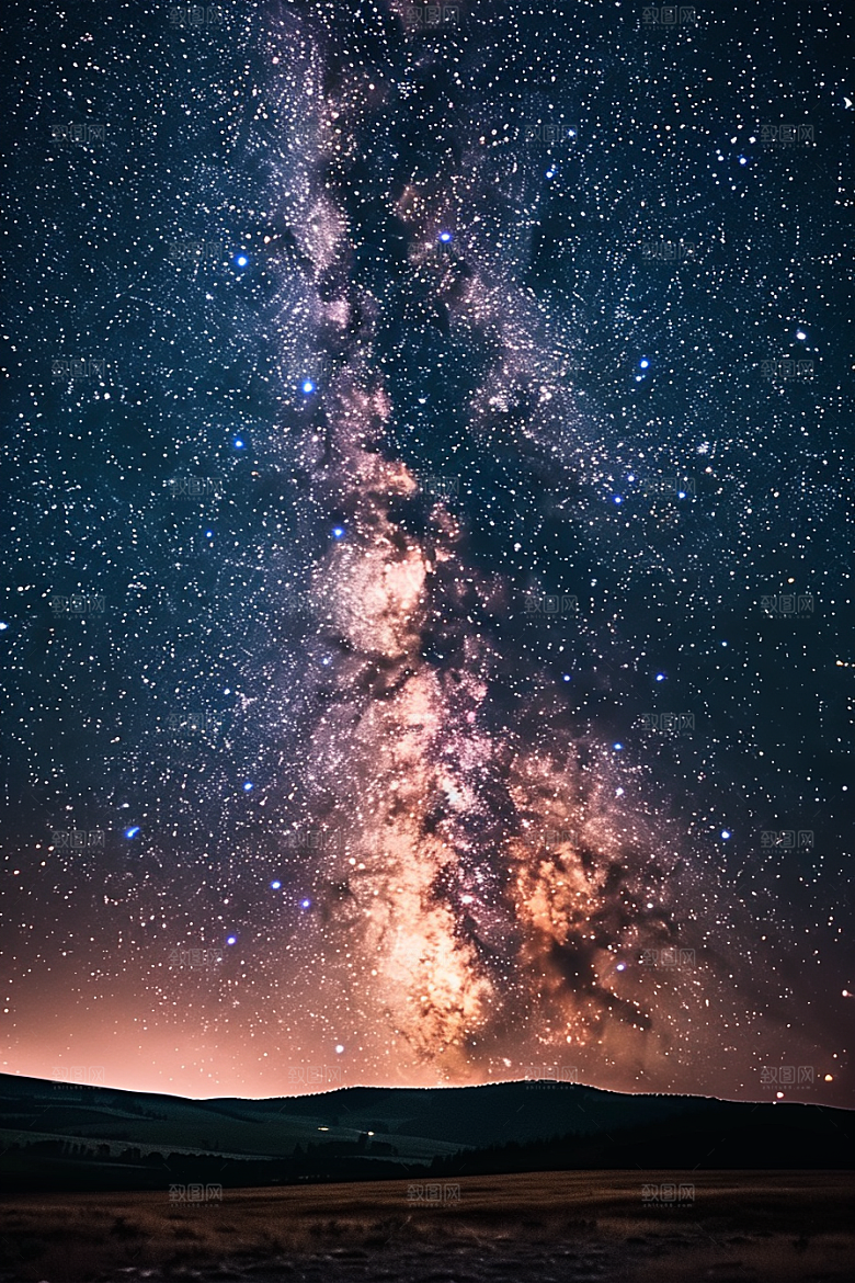 灿烂星空浪漫星辰素材