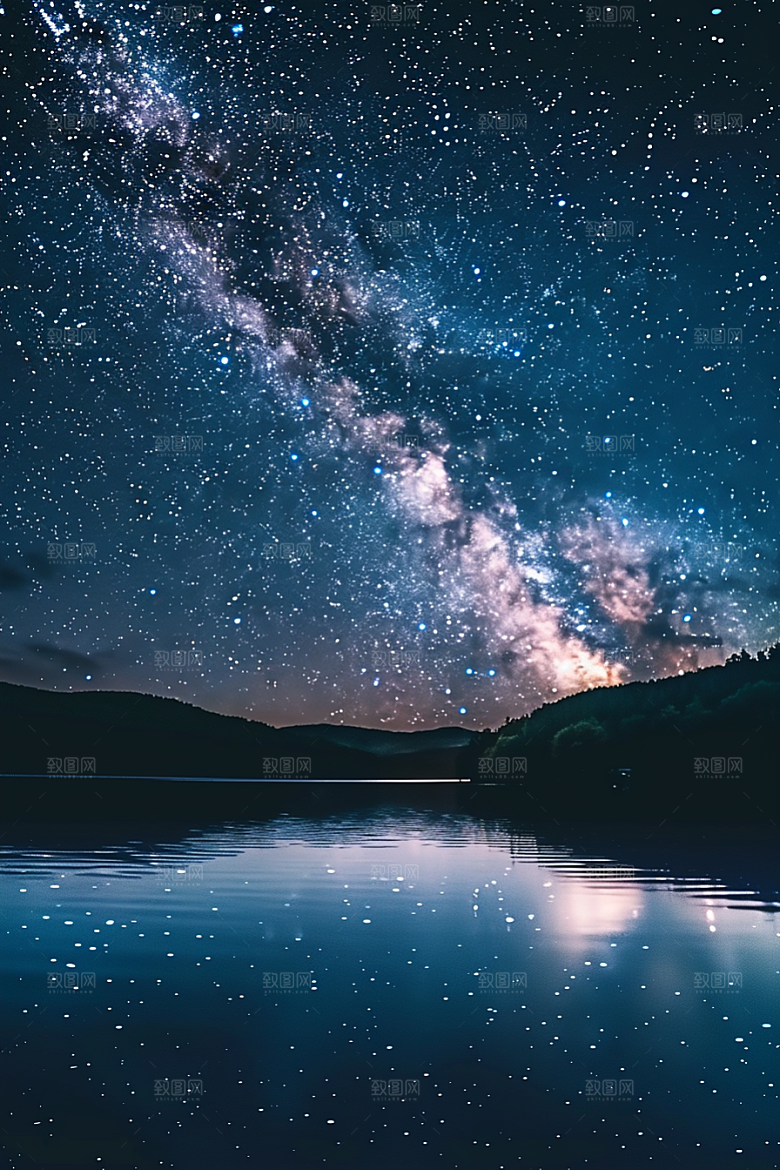 灿烂星空梦幻宇宙素材