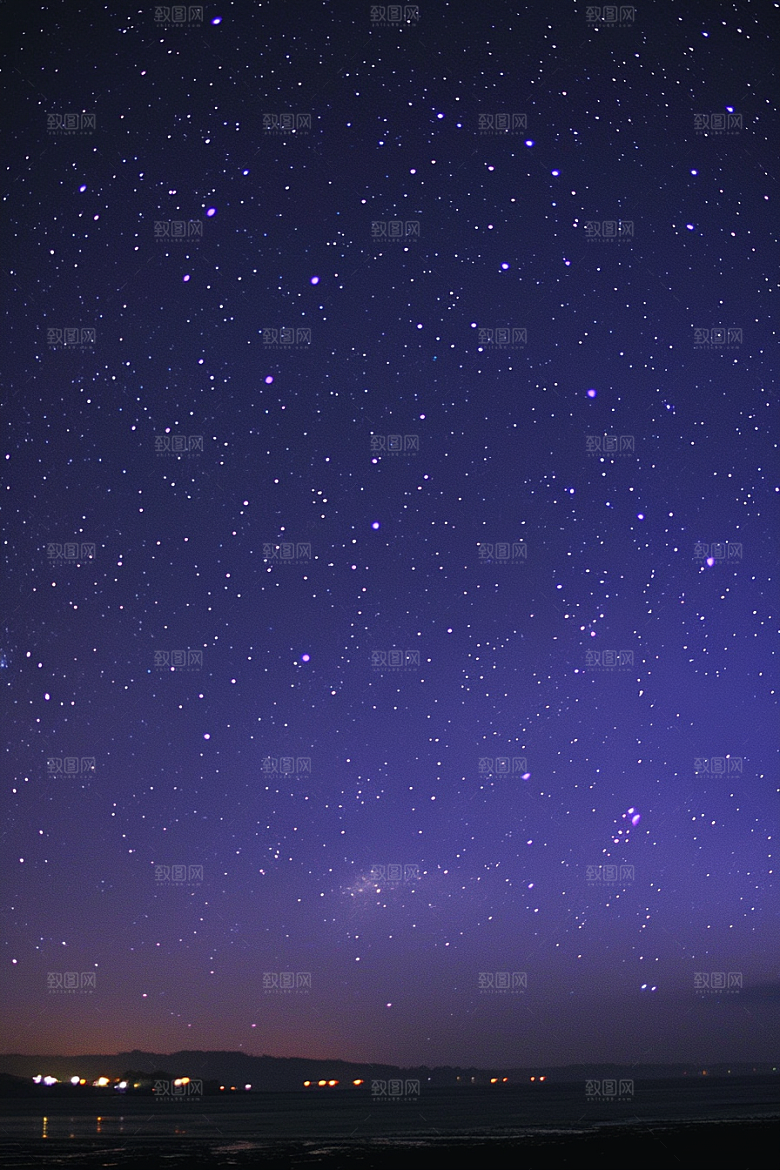 灿烂星空太阳系夜晚素材