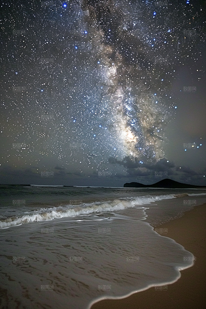 灿烂星空太阳系星辰素材