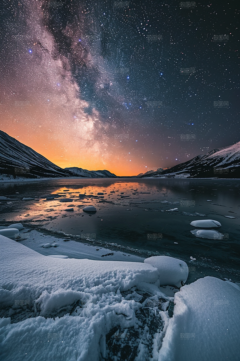 灿烂星空星辰太阳系素材