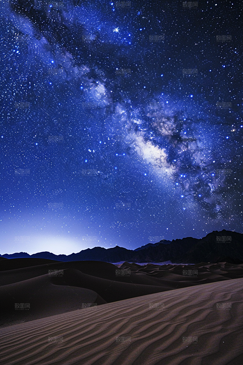 灿烂星空梦幻天空素材
