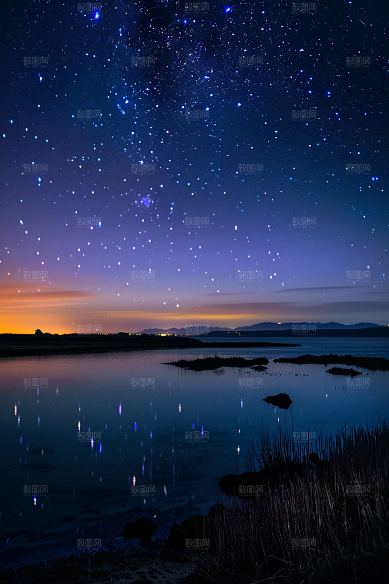 灿烂星空太阳系宇宙素材