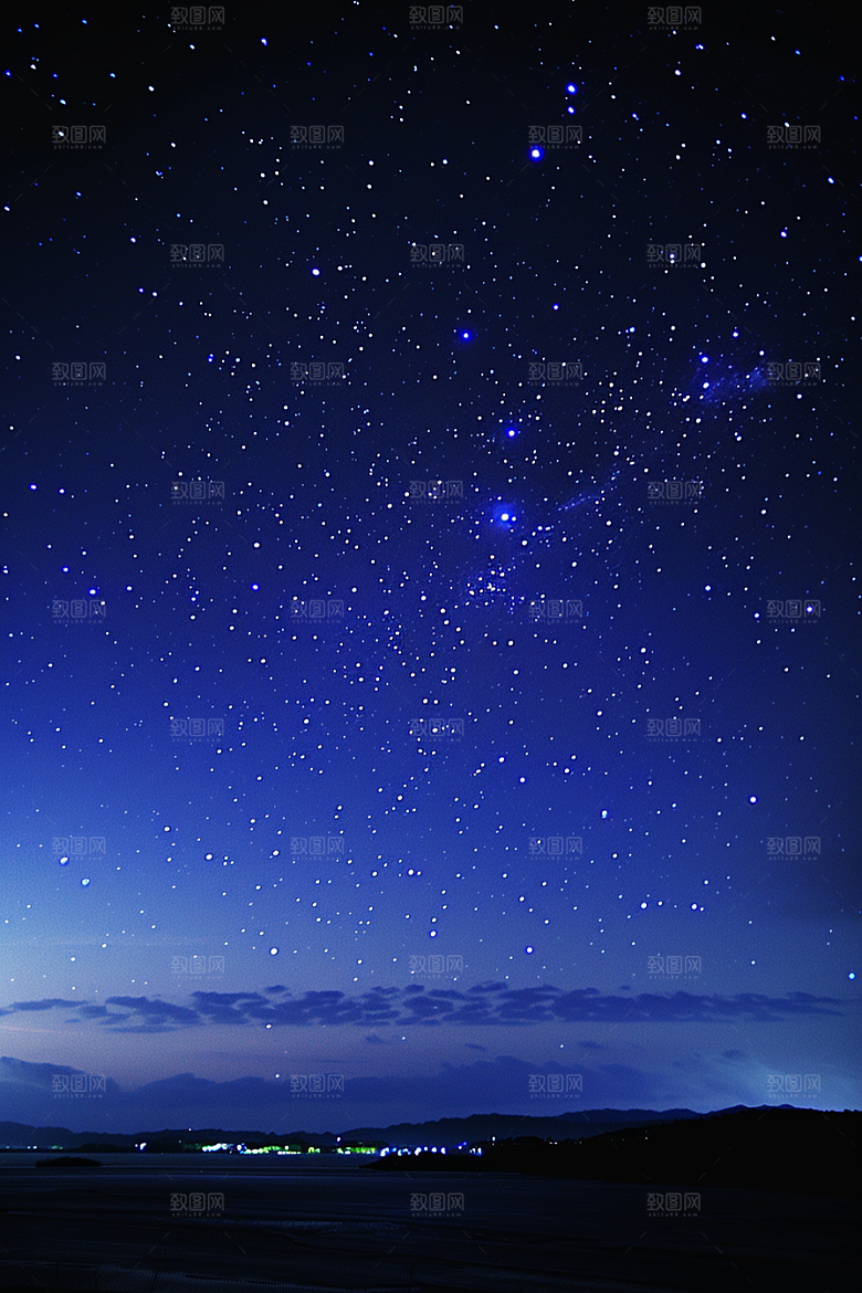 灿烂星空天空唯美素材