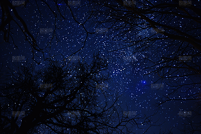灿烂星空宇宙天空素材