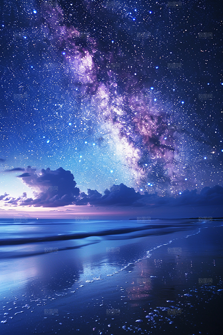灿烂星空浪漫宇宙素材