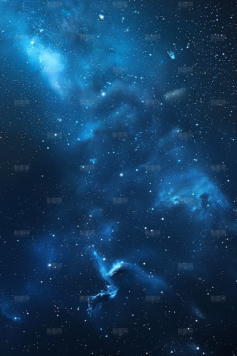 灿烂星空唯美宇宙素材