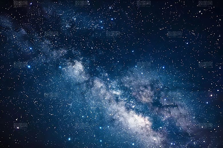 灿烂星空天空浪漫素材