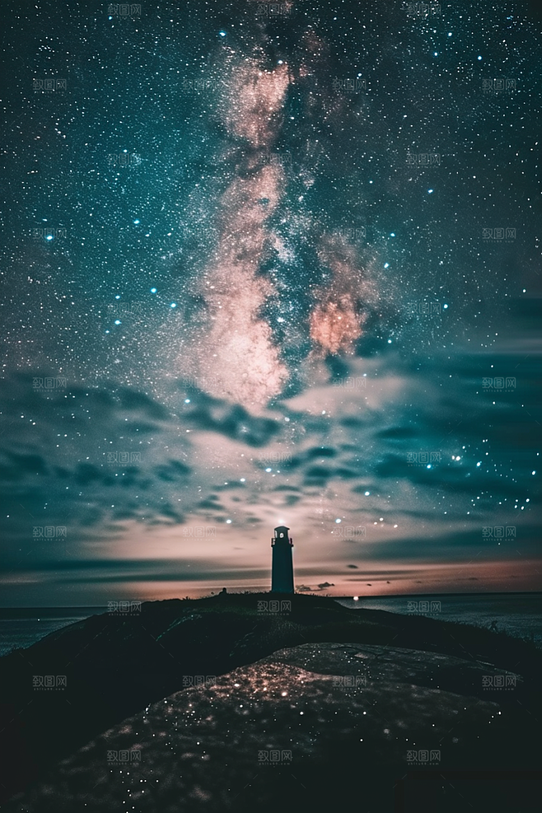 灿烂星空浪漫星辰素材