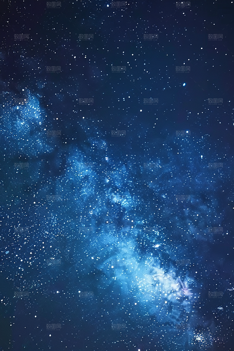 灿烂星空太阳系高清素材