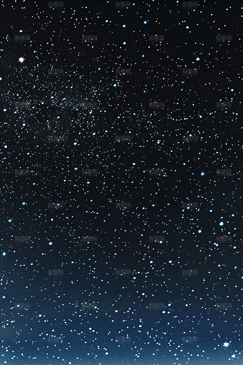 灿烂星空唯美银河素材