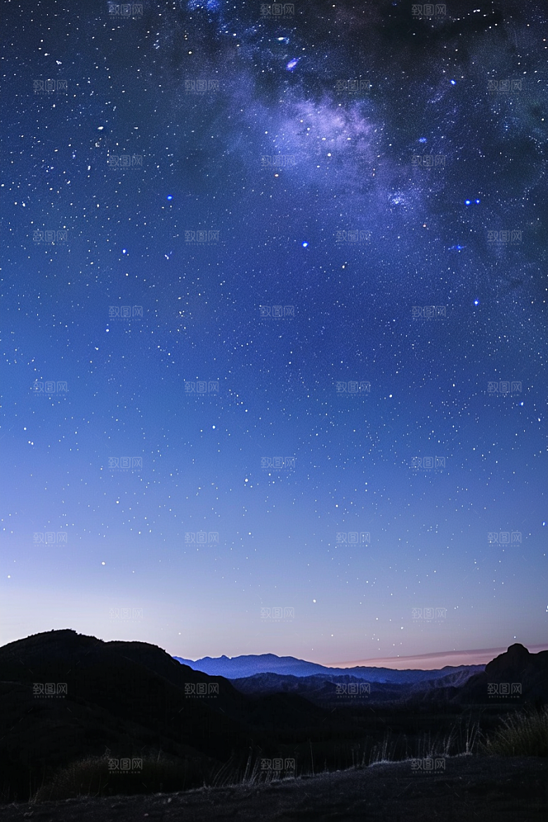 灿烂星空太阳系梦幻素材