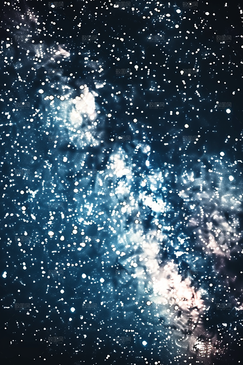 灿烂星空天空星辰素材