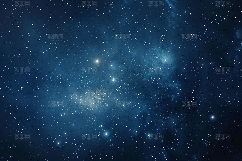 灿烂星空星辰夜晚素材