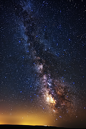 灿烂星空高清太阳系素材