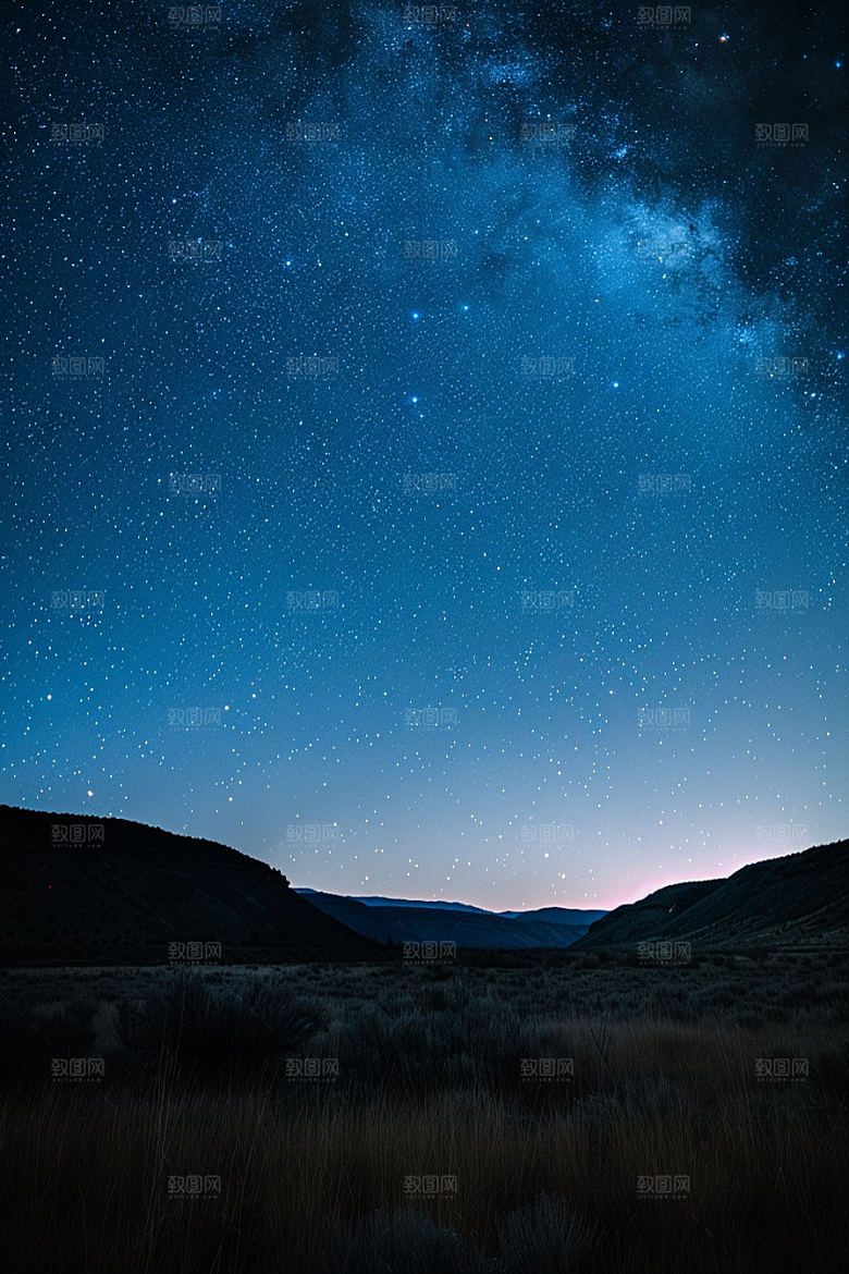 灿烂星空太阳系高清素材