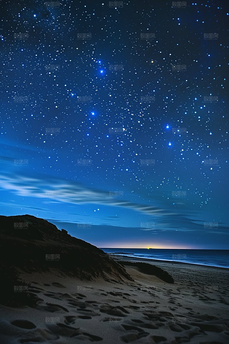 灿烂星空天空星辰素材