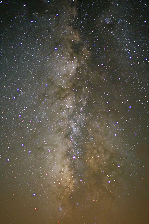 灿烂星空银河浪漫素材