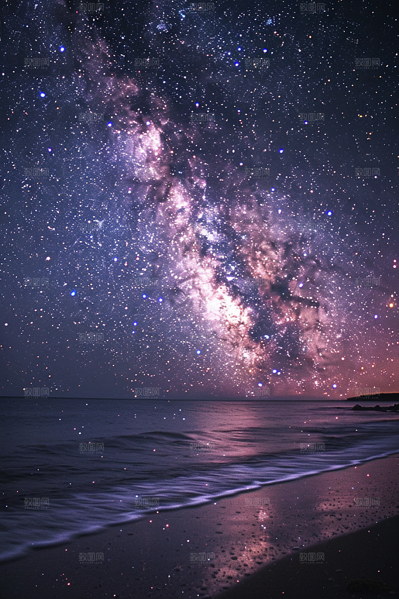 灿烂星空宇宙浪漫素材