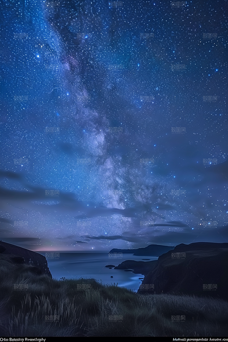 灿烂星空梦幻高清素材