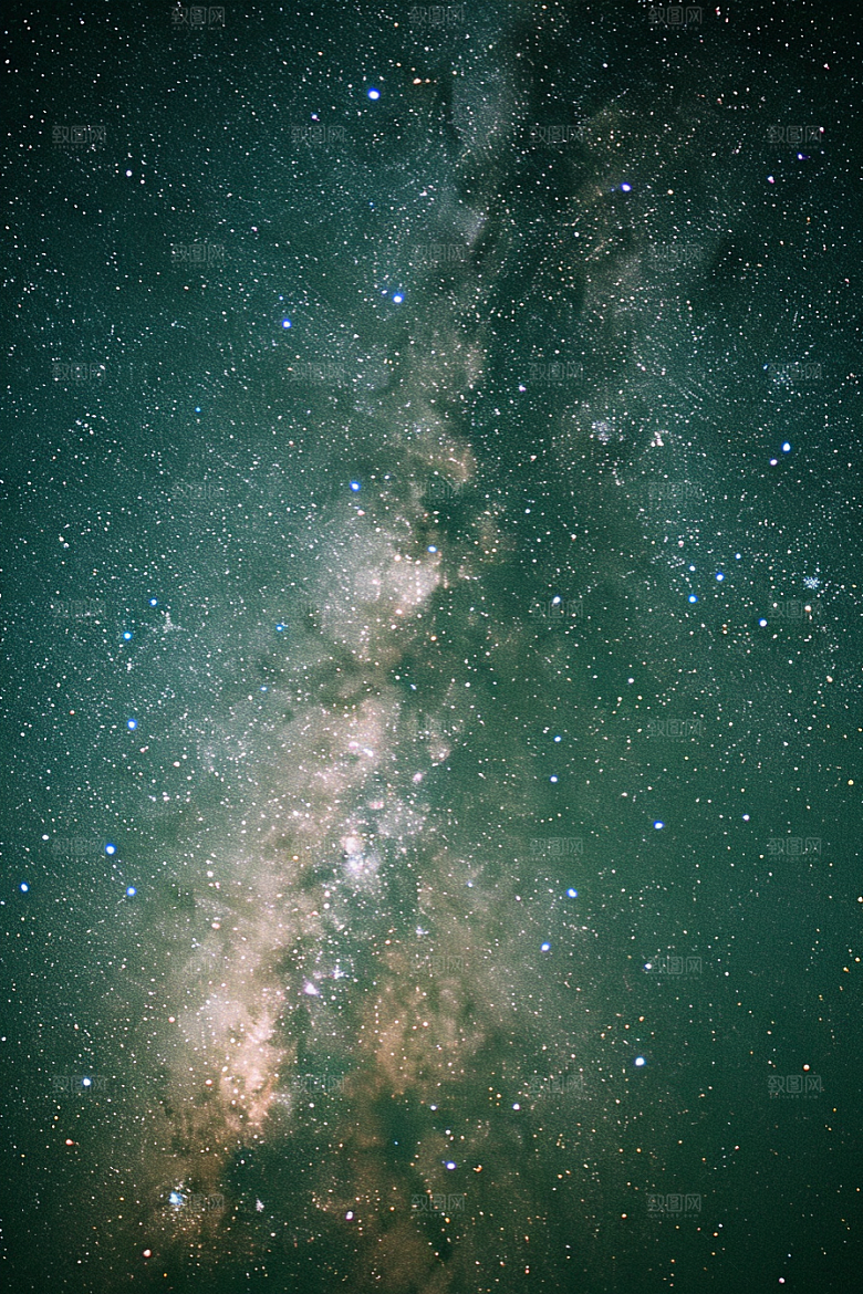灿烂星空浪漫夜晚素材