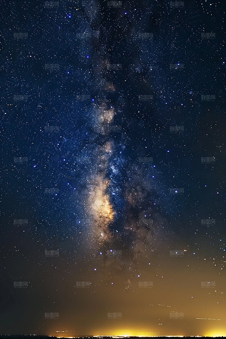 灿烂星空天空太阳系素材