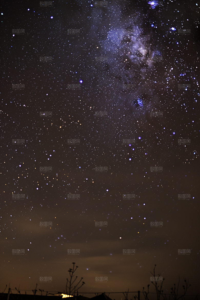 灿烂星空太阳系唯美素材