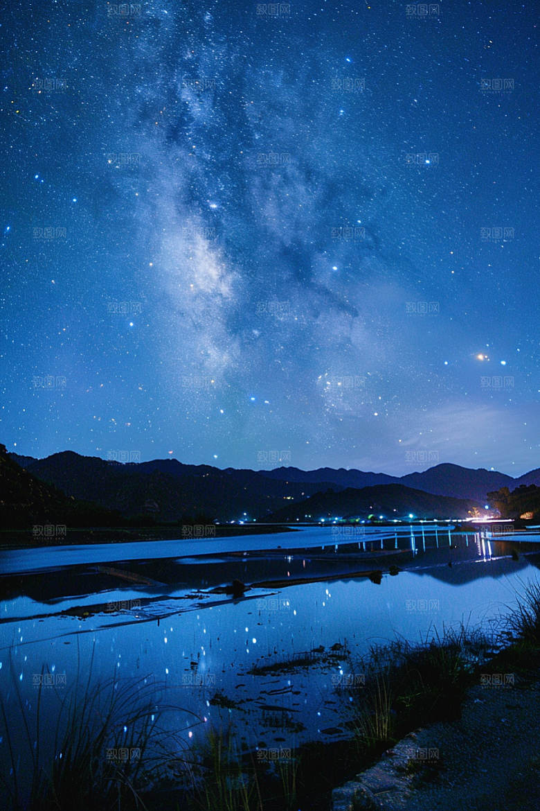 灿烂星空星辰太阳系素材