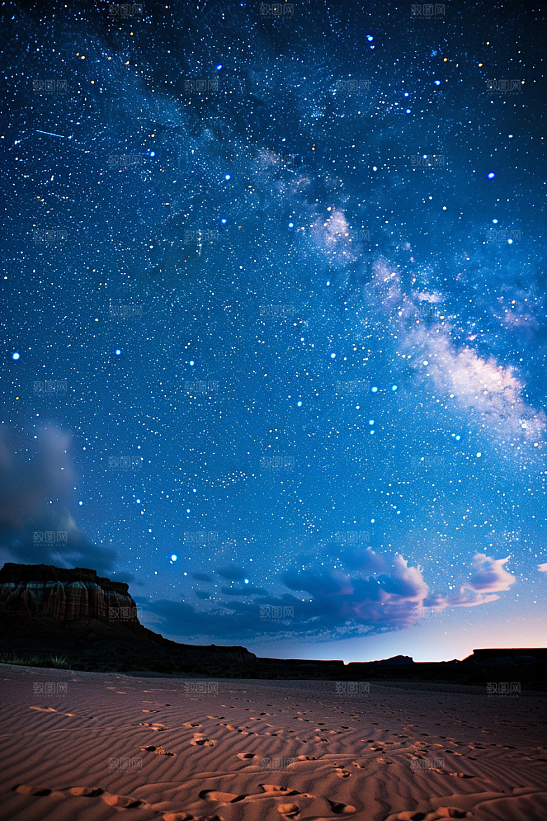 灿烂星空唯美梦幻素材
