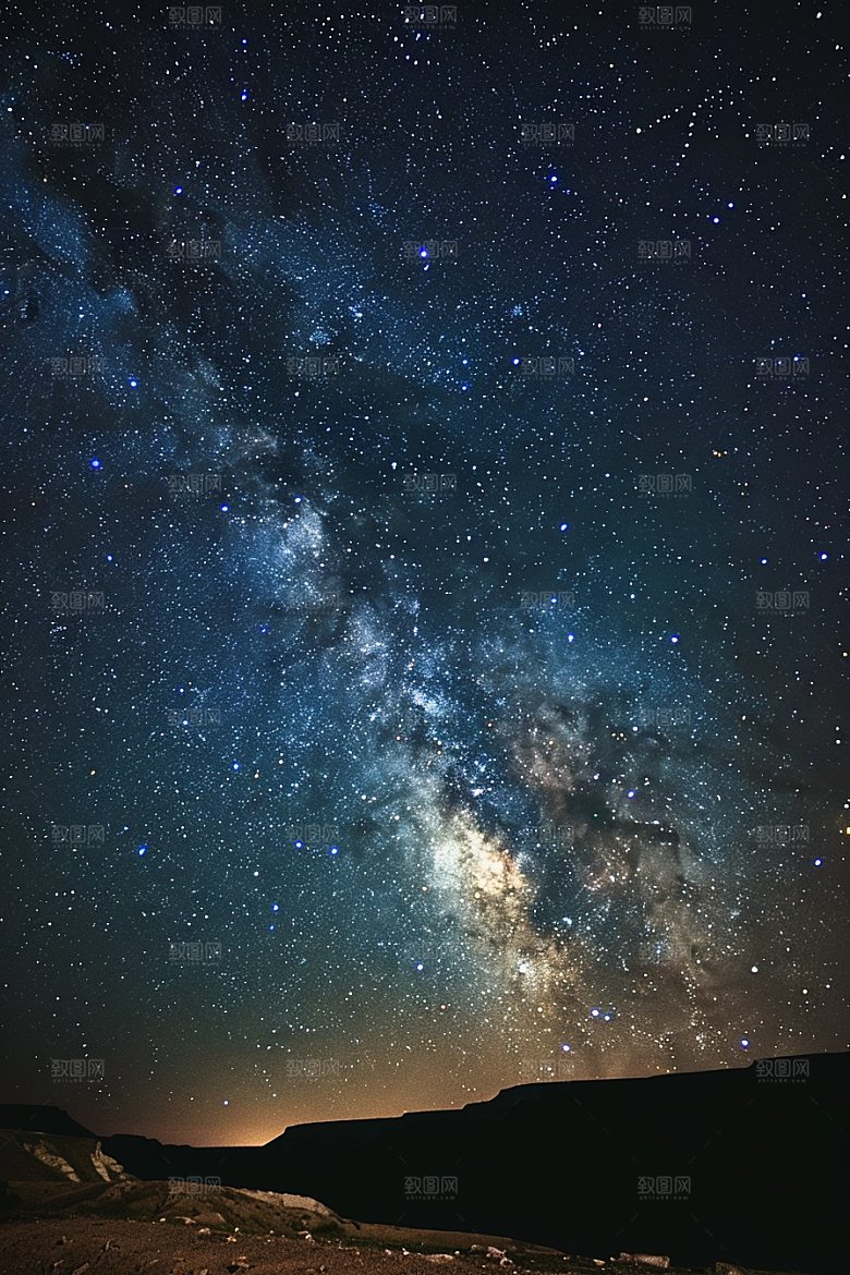 灿烂星空高清星辰素材