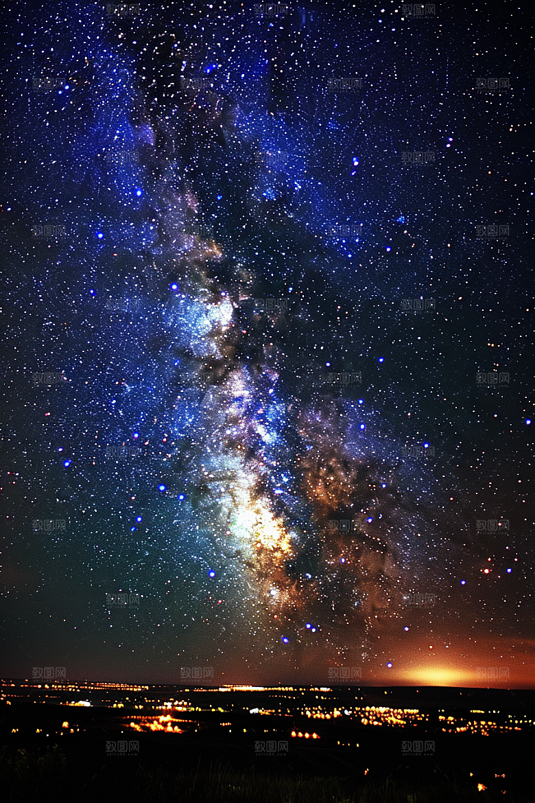 灿烂星空高清宇宙素材