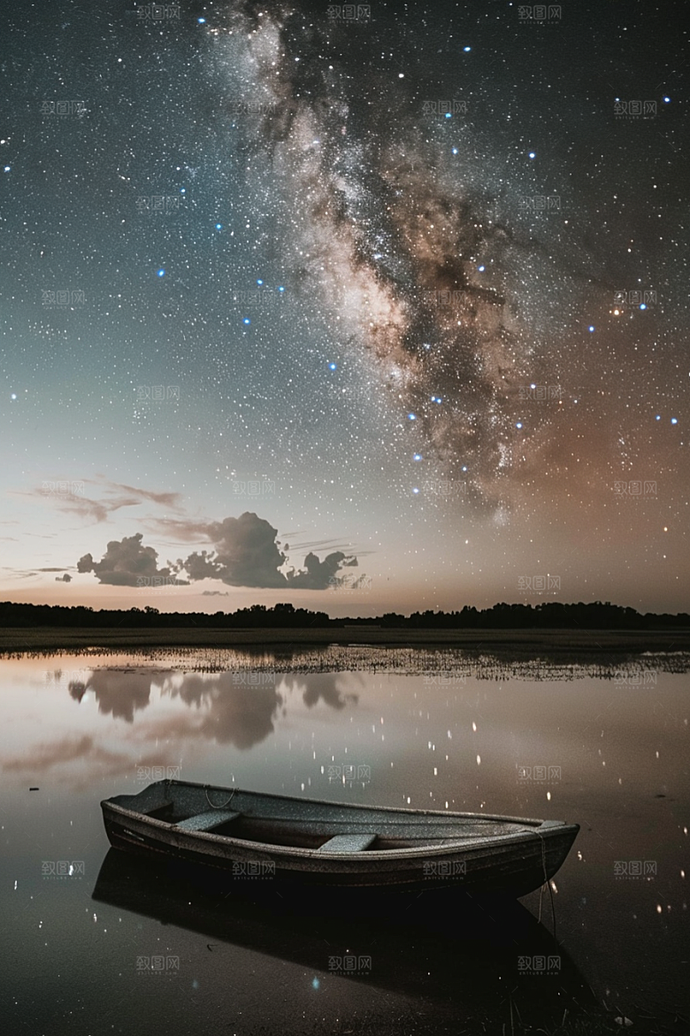 灿烂星空浪漫唯美素材
