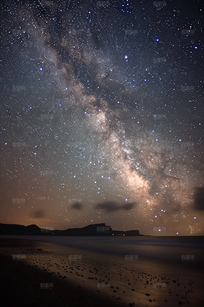 灿烂星空天空星辰素材