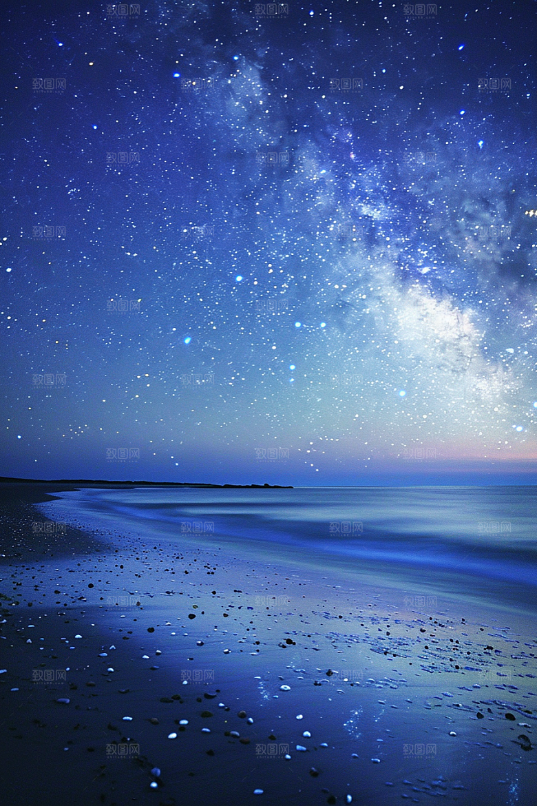 灿烂星空梦幻高清素材