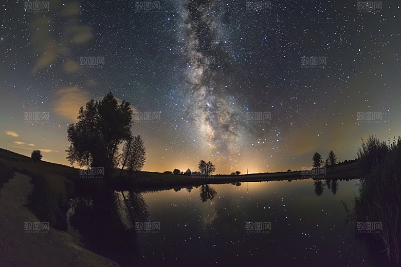 灿烂星空浪漫宇宙素材